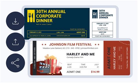 free ticket generator.